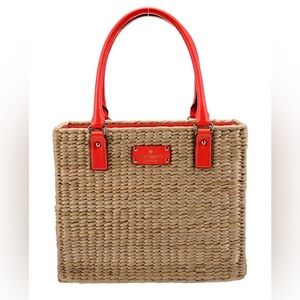 Kate Spade New York Wicker Bucket Bag | Straw Bag | Straw Bucket Bag | Tote Bag
